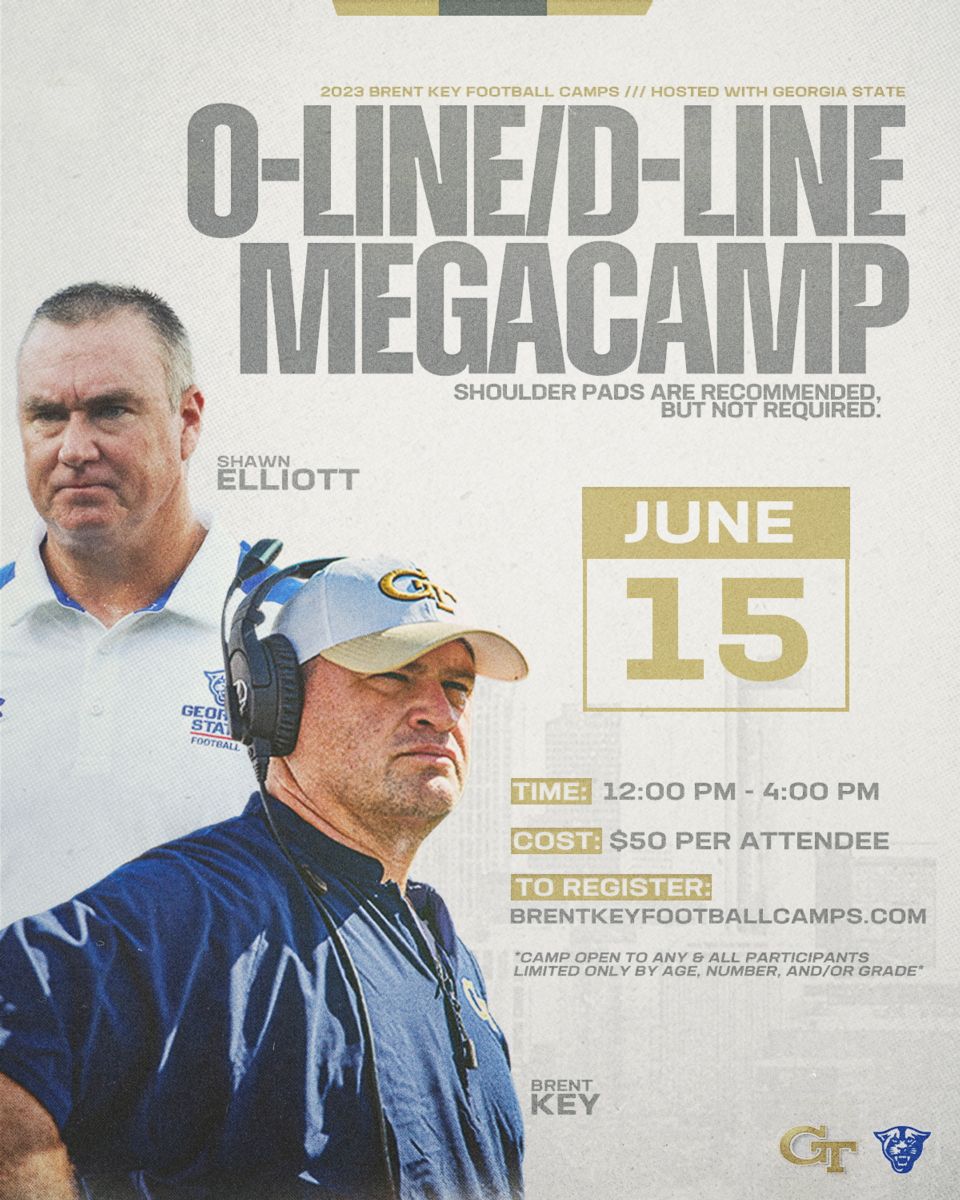 Brent Key Football Camps at Tech Atlanta, GA